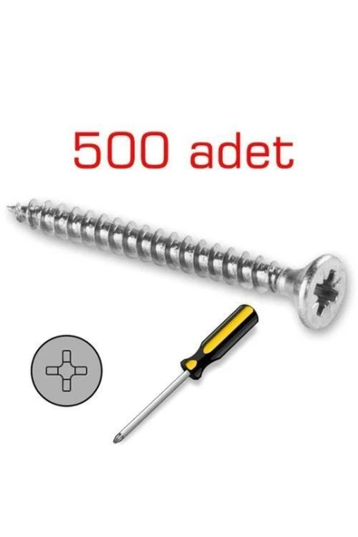 Sunta Vidası 4,0x35mm 500 Adet - 3