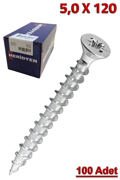 Meridyen Sunta Vidası 5.0X120 (100 Adet) ürün görseli