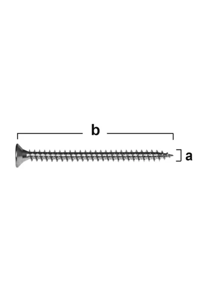 Sunta Vidası 3.5x18 mm Sivri Uçlu Ahşap Tahta Ağaç Vidası (1000 ADET) - Vida - 4