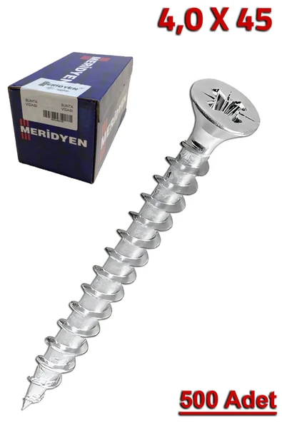Meridyen Sunta Vidası 4.0X45 (500 Adet) ürün görseli