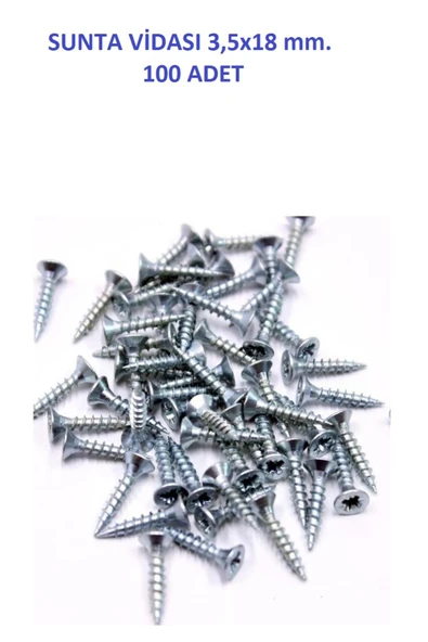 SUNTA VİDASI 3,5x18 mm. 100 ADET