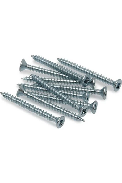 Sunta Vidası 3,5x18 Sivri Uçlu Ahşap Tahta Mdf Ağaç Vidası 250 Adet ürün görseli