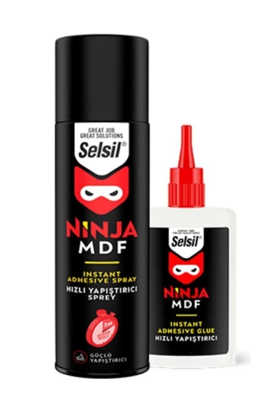 Ninja Mdf Hızlı Yapıştırıcı 400 Ml +100 Ml