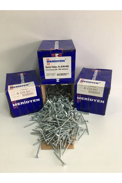 Sunta Vidası 4,0x40mm Pk 500 Adet