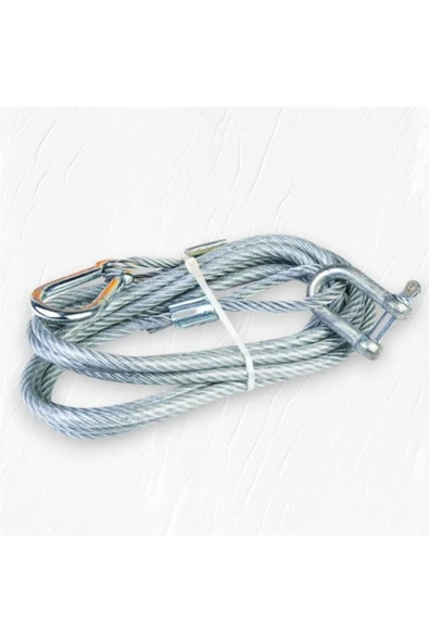 Çelik Oto Çekme Halatı 6-8 mm 3,5 mt