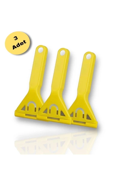 3 Adet Cam Kazıma Bıçağı - Ocak, Mermer, Buz Kazıma Bıçağı ( Renk Seçeneği Yoktur )