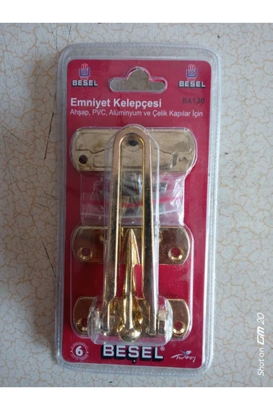 Tüm Kapılar Için Emniyet Kelepçesi (MANDALI) Sarı