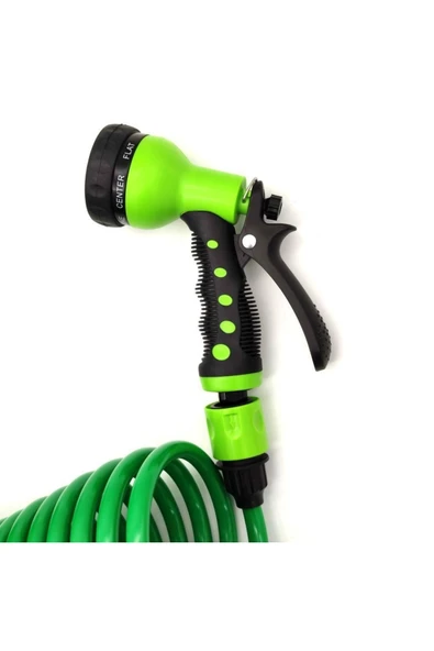 Fıskiye Tabancalı Spiralli Hortum 15mt - 2