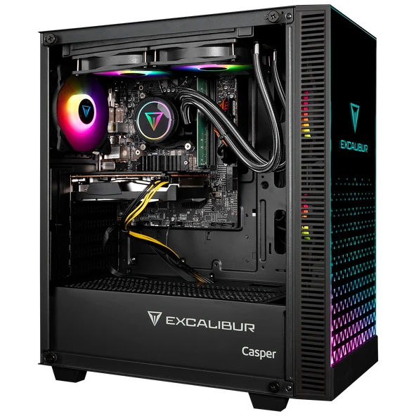 Casper Excalibur E65Z.265K-EX70X-0RE Series 2 Intel Core Ultra 7-265KF 64GB DDR5 RAM 2TB NVME SSD RTX5070 Freedos