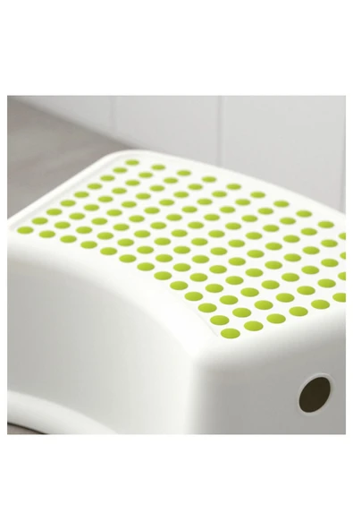 Çocuk Banyo Basamak - Tabure Beyaz-yeşil - 4