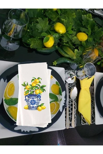 Lion Baskı ve Organizasyon  Baskılı Sunum Peçetesi 20 Adet ürün görseli