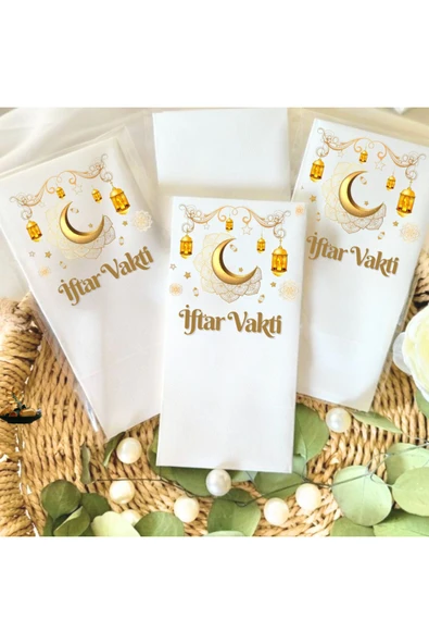 Lion Baskı ve Organizasyon  Kişiye Özel iftar temalı baskılı peçete 20 Adet