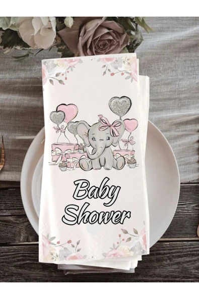 Lion Baskı ve Organizasyon  Baby Baskılı Peçete 20 Adet ürün görseli