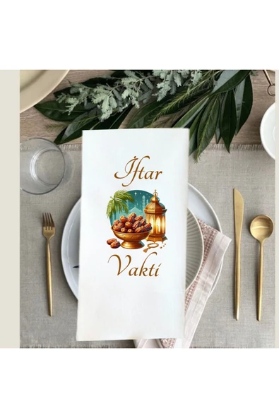 Lion Baskı ve Organizasyon  İftar vakti baskılı peçete 20 adet ürün görseli