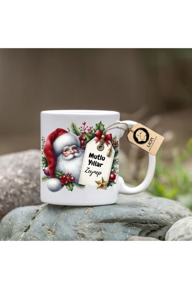 Lion Baskı ve Organizasyon  Kişiye Özel Noel Temalı Kupa