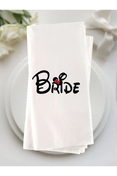 Lion Baskı ve Organizasyon  Bride baskılı peçete 20 Adet ürün görseli