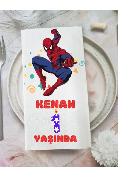 Lion Baskı ve Organizasyon  Doğum Günü Baskılı Peçete 20 Adet ürün görseli