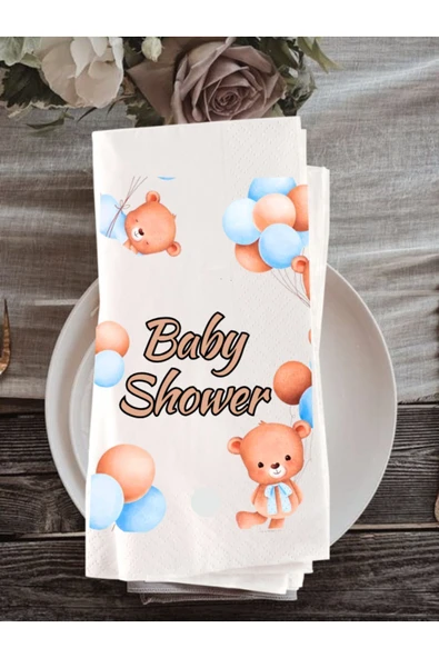 Lion Baskı ve Organizasyon  Baby Baskılı Peçete 20 Adet ürün görseli