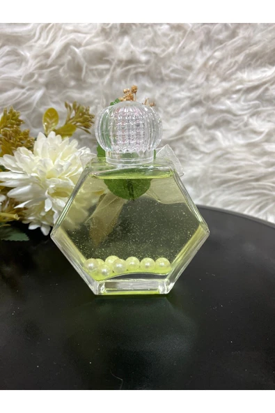 Lion Baskı ve Organizasyon Cipso çiçek süslemeli kolonya - 5