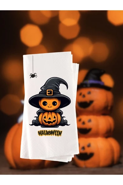 Lion Baskı ve Organizasyon  Halloween Baskılı Peçete 20 Adet 008 ürün görseli