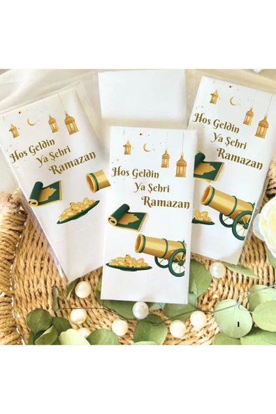 Lion Baskı ve Organizasyon  Kişiye Özel İftar vakti temalı peçete 20'li ürün görseli