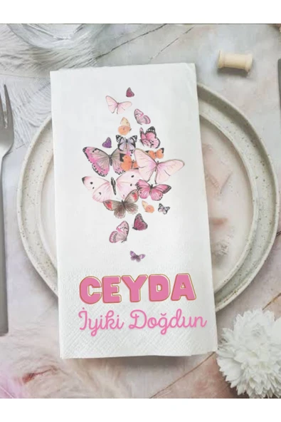 Lion Baskı ve Organizasyon  Doğum günü baskılı peçete 20 adet ürün görseli