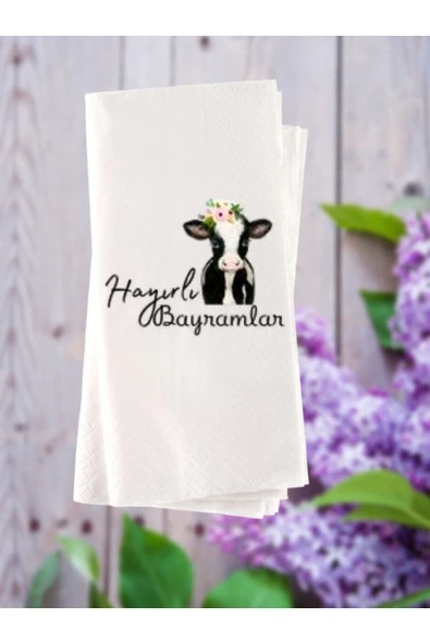 Lion Baskı ve Organizasyon  Kurban Bayramı Baskılı Konuşan Peçete 20 Adet ürün görseli