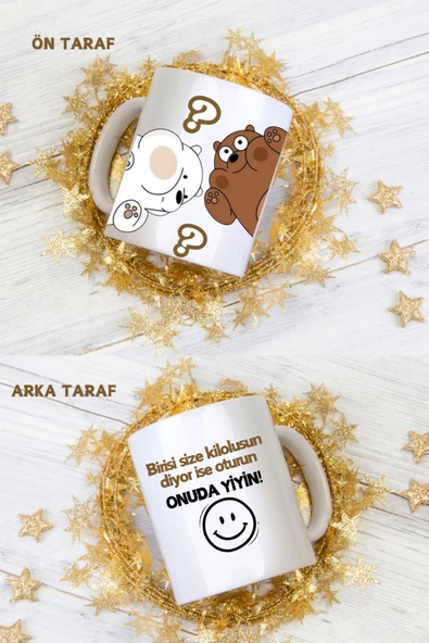 Lion Baskı ve Organizasyon  Komik Baskılı Kupa 1 Adet - 3