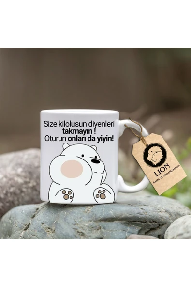 Lion Baskı ve Organizasyon  Komik espiri baskılı kupa