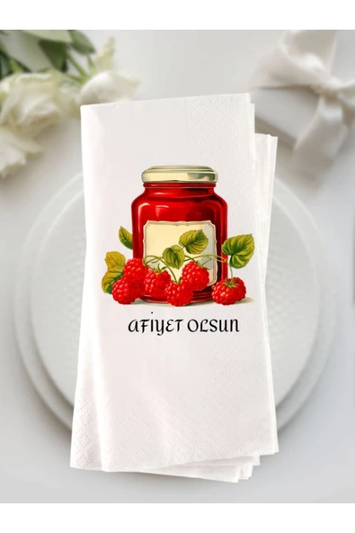 Lion Baskı ve Organizasyon  Afiyet olsun baskılı peçete 20 adet ürün görseli