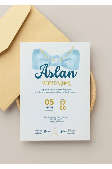 Lion Baskı ve Organizasyon  Çiçek desenli davetiye - 2