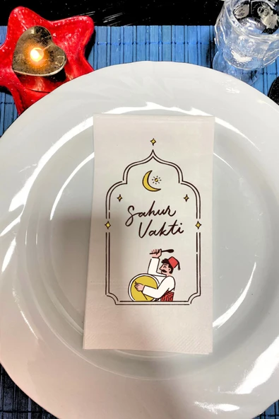 Lion Baskı ve Organizasyon  Sahur vakti baskılı peçete 20 adet