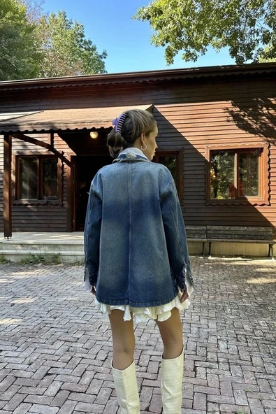 Mavi Vintage Kot Ceket - 4