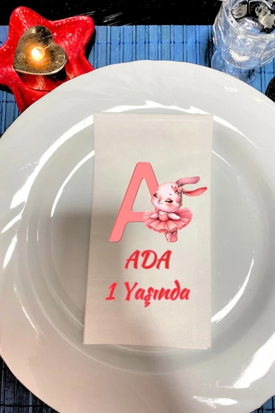 Lion Baskı ve Organizasyon  Doğum günü baskılı Peçete 20 Adet - 1
