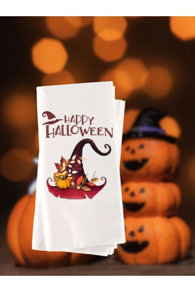 Lion Baskı ve Organizasyon  Halloween Baskılı Peçete 20 Adet 009 ürün görseli