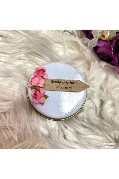 Lion Baskı ve Organizasyon Gül Mum ve kandi 10 Adet - 3