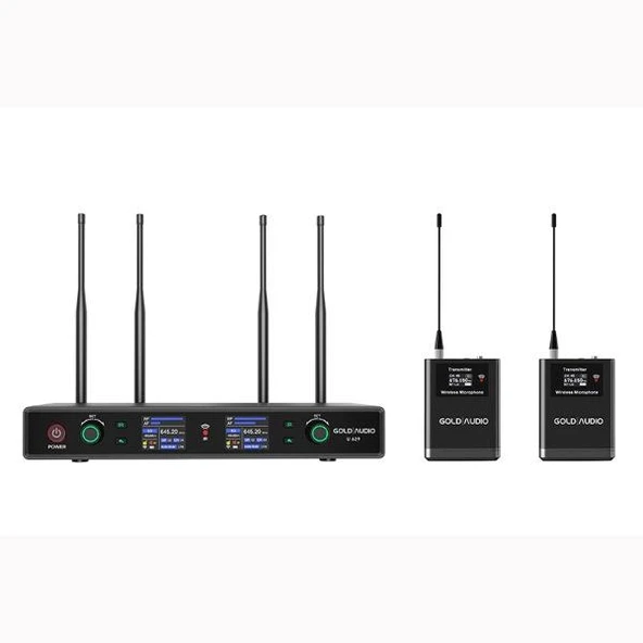U 629 YY UHF - Yaka+Yaka Mikrofon - Gold Audio