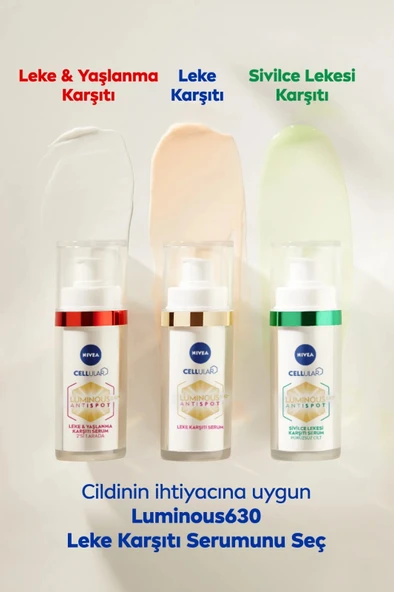 NIVEA Luminous630 Sivilce Lekesi Karşıtı Serum 30ml, Salisilik Asit Hyaluronik Asit, Yağlı Ciltler - Resim 5