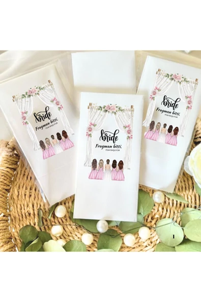 Lion Baskı ve Organizasyon  Bride baskılı Peçete 20 Adet ürün görseli