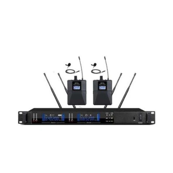 PRO 2402 YY UHF - Yaka+Yaka Mikrofon - Gold Audio