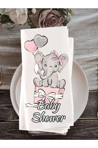 Lion Baskı ve Organizasyon  Baby Baskılı Peçete 20 Adet ürün görseli