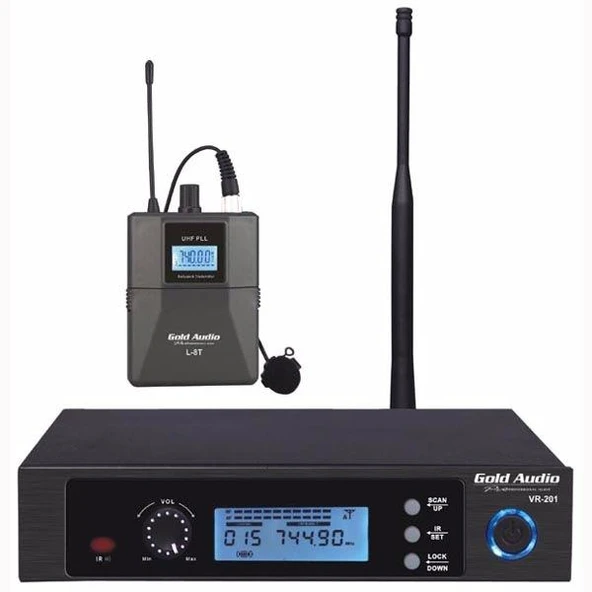 PRO 2001 Y UHF - Tek Yaka Mikrofon - Gold Audio