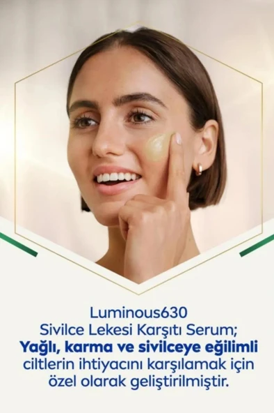 NIVEA Luminous630 Sivilce Lekesi Karşıtı Serum 30ml, Salisilik Asit Hyaluronik Asit, Yağlı Ciltler - Resim 2