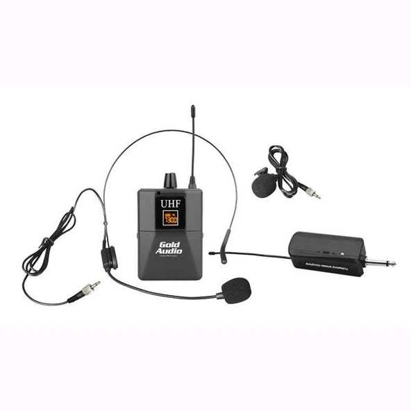 GX 831 Y UHF - Tek Yaka Mikrofon - Gold Audio