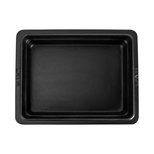 Lava Döküm Dikdörtgen 1/2 Gastronomi Küvet Ölçü 26x33cm.  Kırmızı - Resim 3