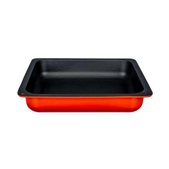 Lava Döküm Dikdörtgen 2/3 Gastronomi Küvet Ölçü 35x32cm.  Kırmızı - 1