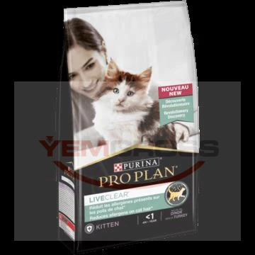 Pro Plan Liveclear Kitten Turkey Kedi Maması - 1,4 Kg - Resim 3