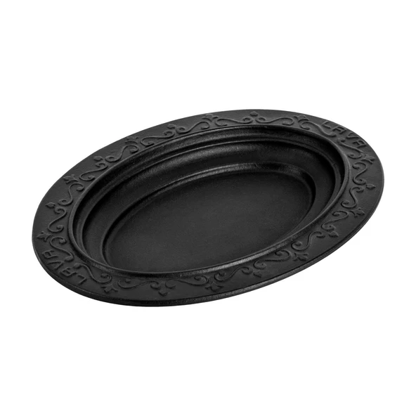 Lava Döküm Oval Döner, Kebap Tabağı. Ölçü 32x23cm. - 2