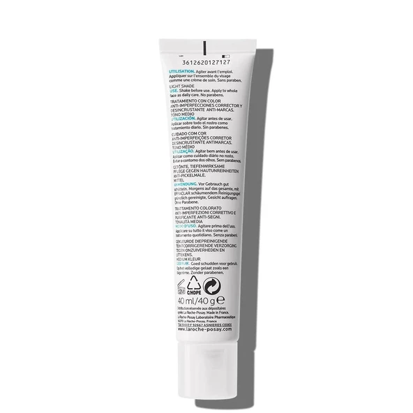 La Roche Posay Effaclar Duo + Cilt Bozukluğu ve Akne Lekelerine Karşı Düzeltici Bakım Teinte Medium 40 ml - 2
