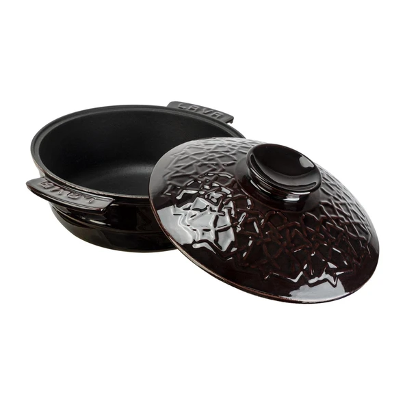 Lava Anatolia Selçuklu Güveci Çap (Ø)26 cm.  Mor - Resim 3